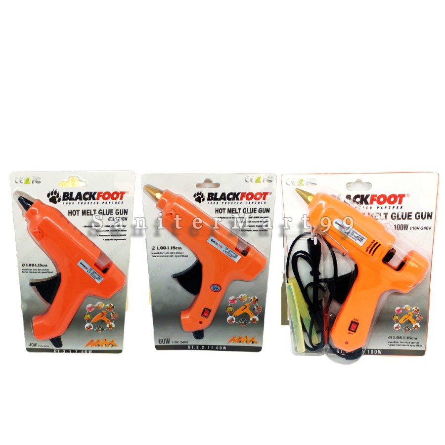 GLUE GUN BLACKFOOT 40W , 60W , & 100 WATT ALAT LEM TEMBAK LEM TEMBAK