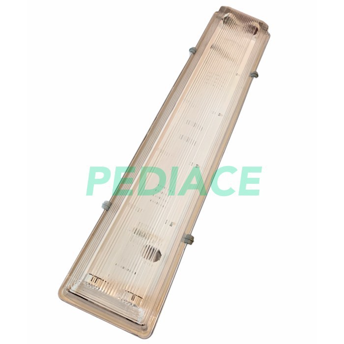 Kap Lampu Neon Panjang TL T8 2x36 Watt atau 2x40 Watt Waterproof IP65