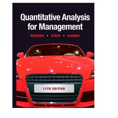 

Quantutative Analysis For Managment 11th