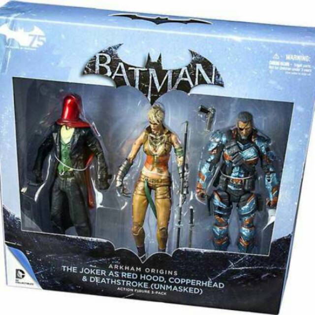 Dc batman arkham origins 3 set action figure