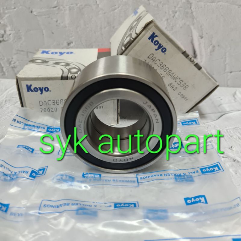 Bearing DAC 3668  KOYO/ Bearing roda depan suzuki ESTEEM FORSA AMENITY
