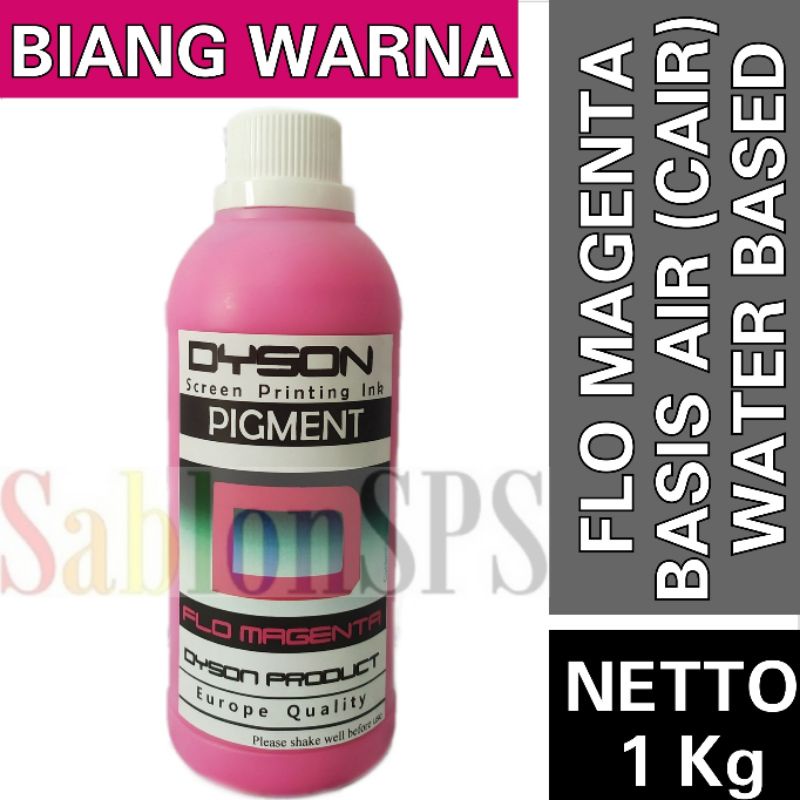 BIANG WARNA CAT SABLON WARNA FLO MAGENTA 1KG