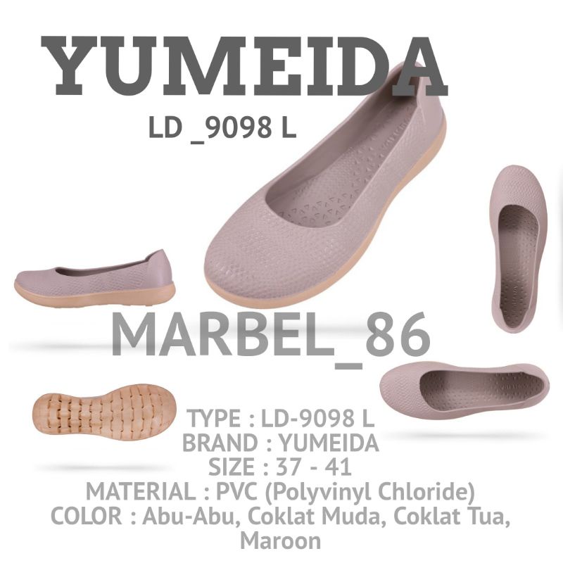 sepatu karet wanita yumeida LD 9098 L