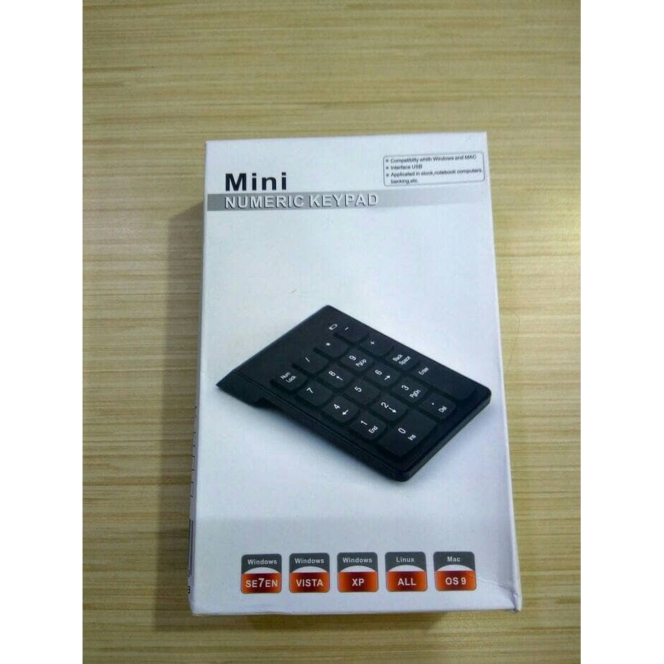 Keyboard Numeric Wireless Netline Numpad - Keyboard Kasir/keypad