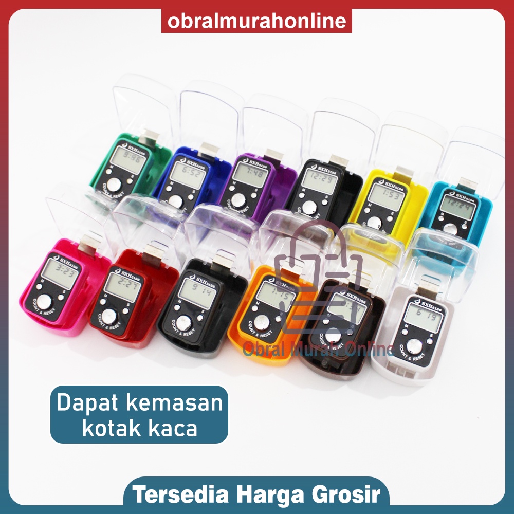 Tasbih Digital Kotak 3 in 1 (Stopwatch dan Jam Tanggal)