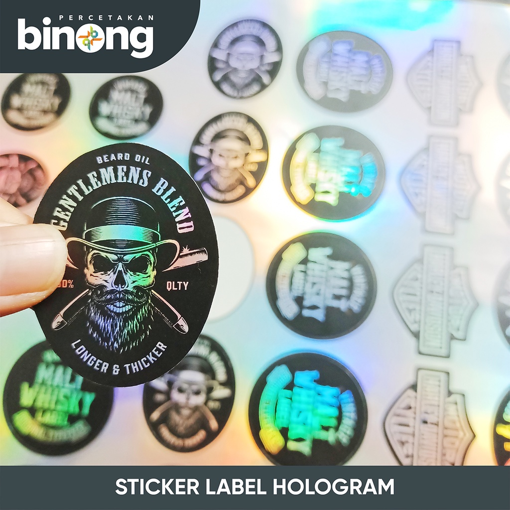 

Cetak Stiker Hologram A3+ dan Kiss Cut / Stiker Label Premium Termurah