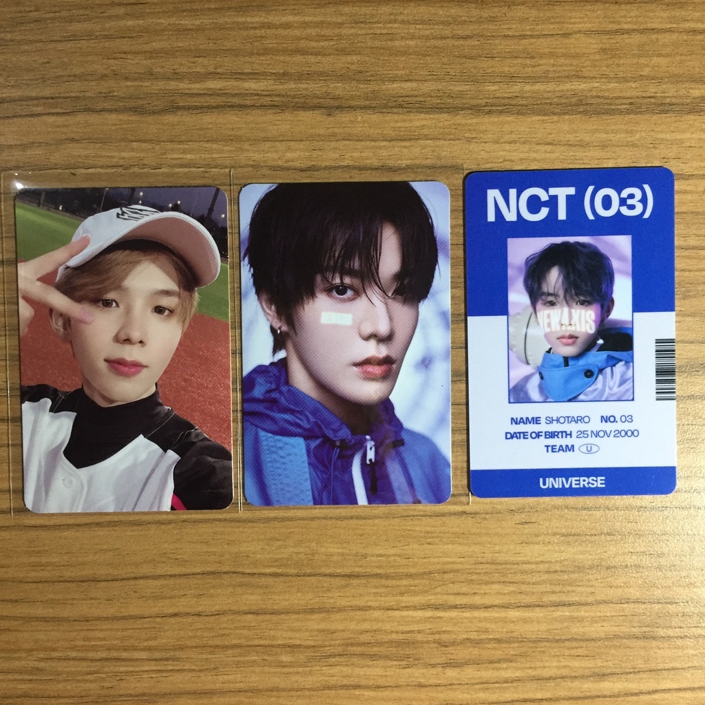 Shotaro ID Card + Photocard Universe NCT 2021