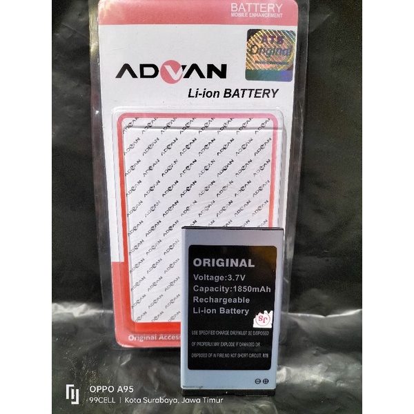 Baterai | Battery | Batre Advan R7B original