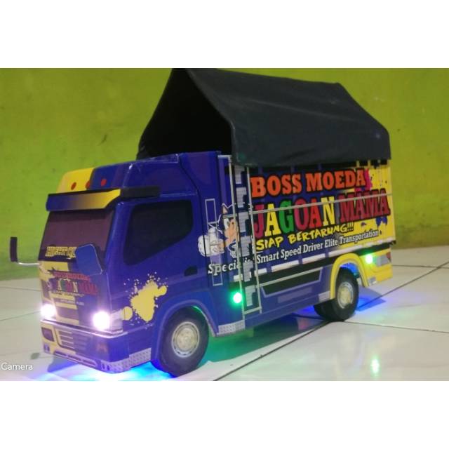 Miniatur Truk Jagoan Mama Diecast Truk Mainan Anak Variasi Lampu Led Terpal Shopee Indonesia