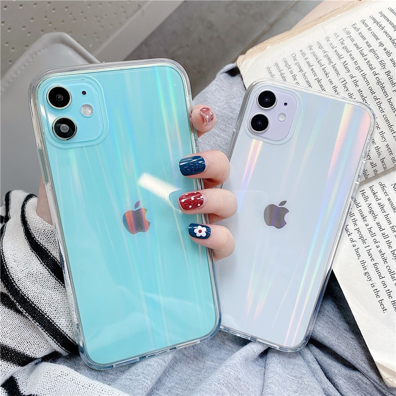 RAINBOW HOLOGRAM CASE IPHONE 12 Pro Max 11 11PRO 11 PROMAX