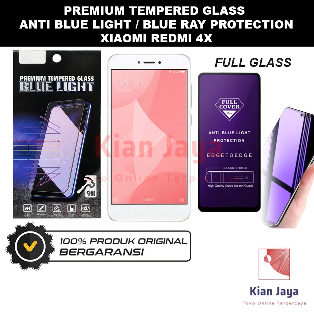 Tempered Glass Xiaomi Redmi 4X Anti Blue Light Hp Temper Anti Gores