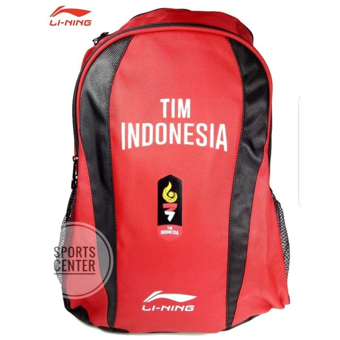HOT ITEM Tas Ransel Lining OFFICIAL Asian Games 2018 Red ORIGINAL