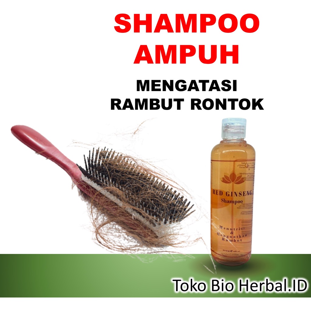 Shampoo Rambut Rontok Penyubur Rambut Rontok Red Ginseng Shampoo B4Q