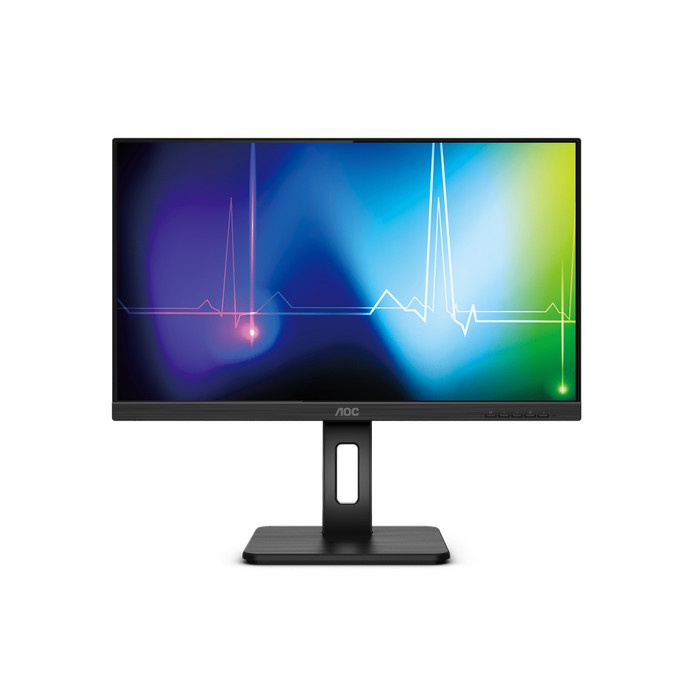 Monitor AOC Q27P2C 27&quot; IPS 1440p 75hz HDMI DP USB-C Speaker Ergo Vesa