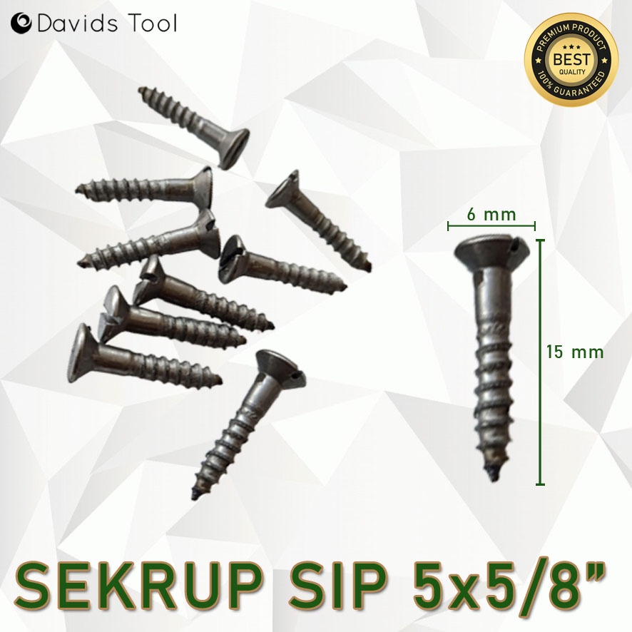 Sip Sekrup Kayu Skrup Screw 5/8 3/4