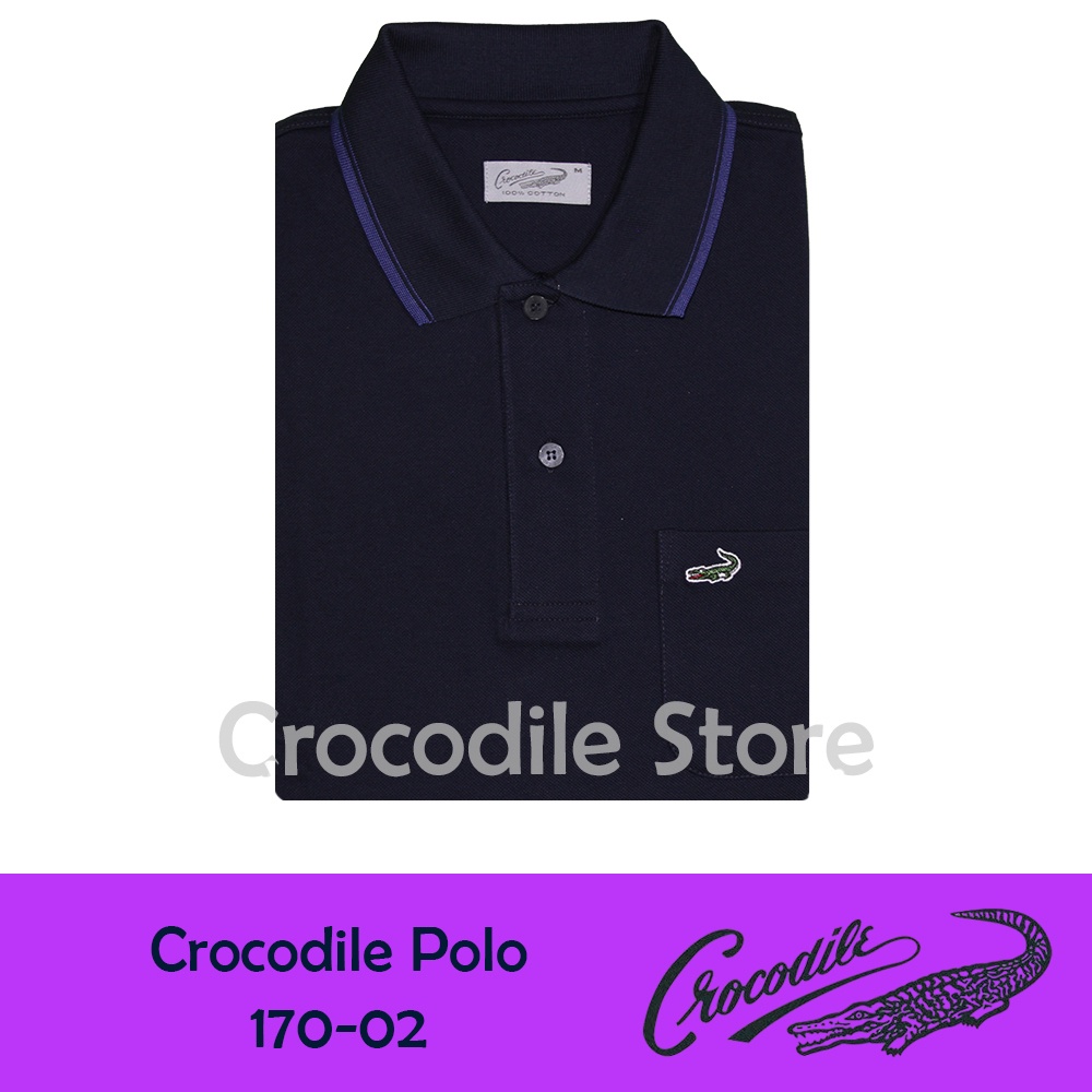 Kaos Kerah Polo Polos Pria Crocodile Warna Cerah