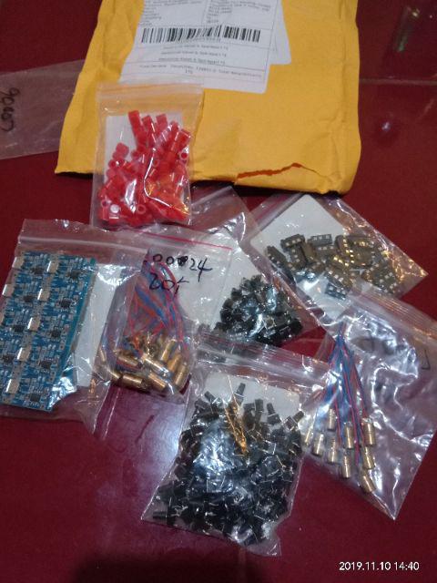 100pcs 6*6*10mm Tactile  Push Button Switch 4pin Dip Untuk Monitor Layar Lcd