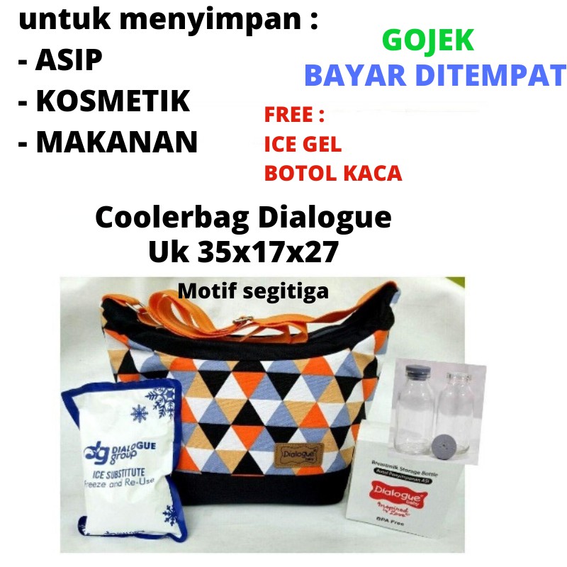 Tas Asi Tas Penyimpan Asi Coolerbag Dialogue Cooler Bag Tas Kosmetik Tas Cosmetic Tas Bayi