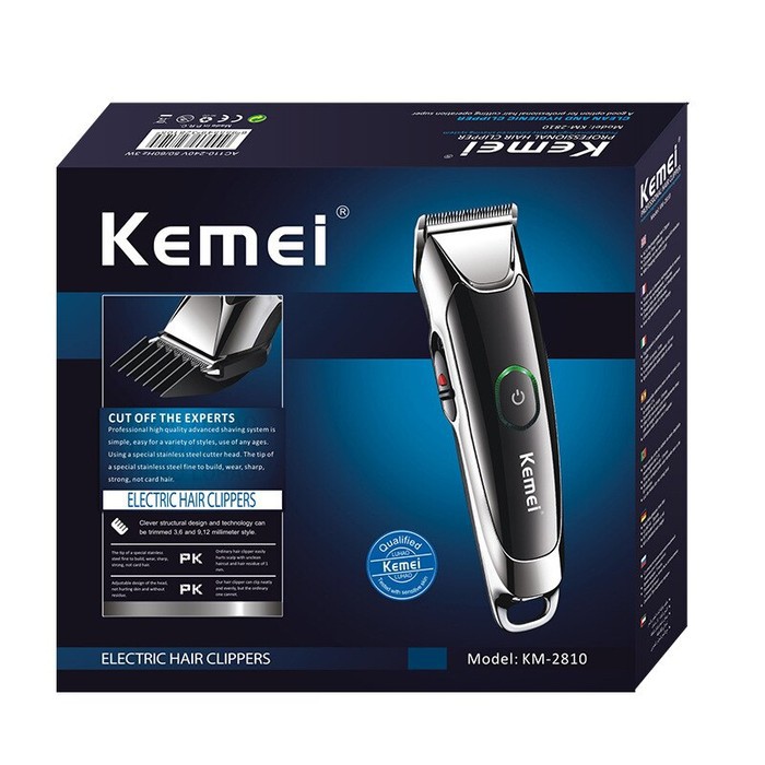 hair clipper kemei km 2810 alat cukur rambut