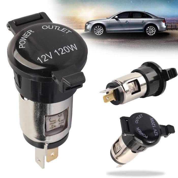 Car 10A Cigarette Lighter Female Socket Power Plug