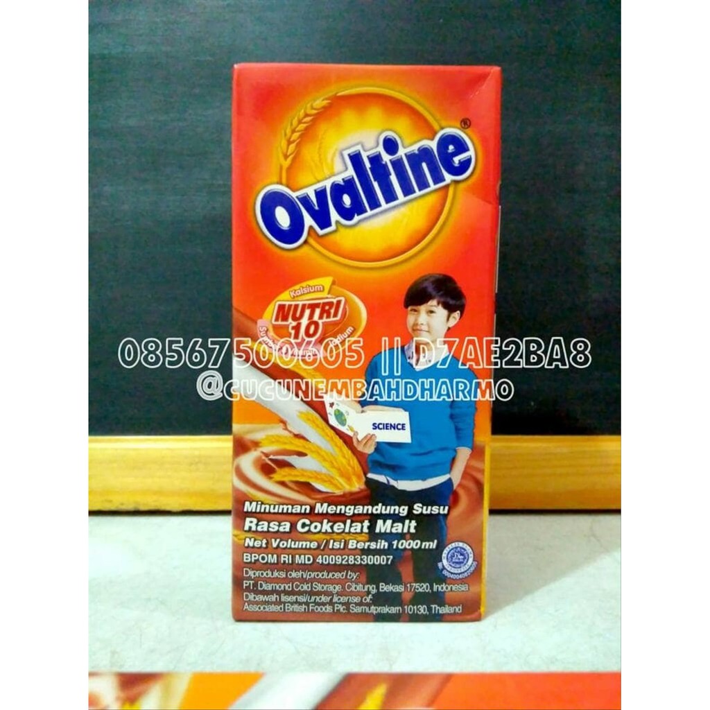 

Ovaltine UHT Milk 1Liter karton Berkualitas