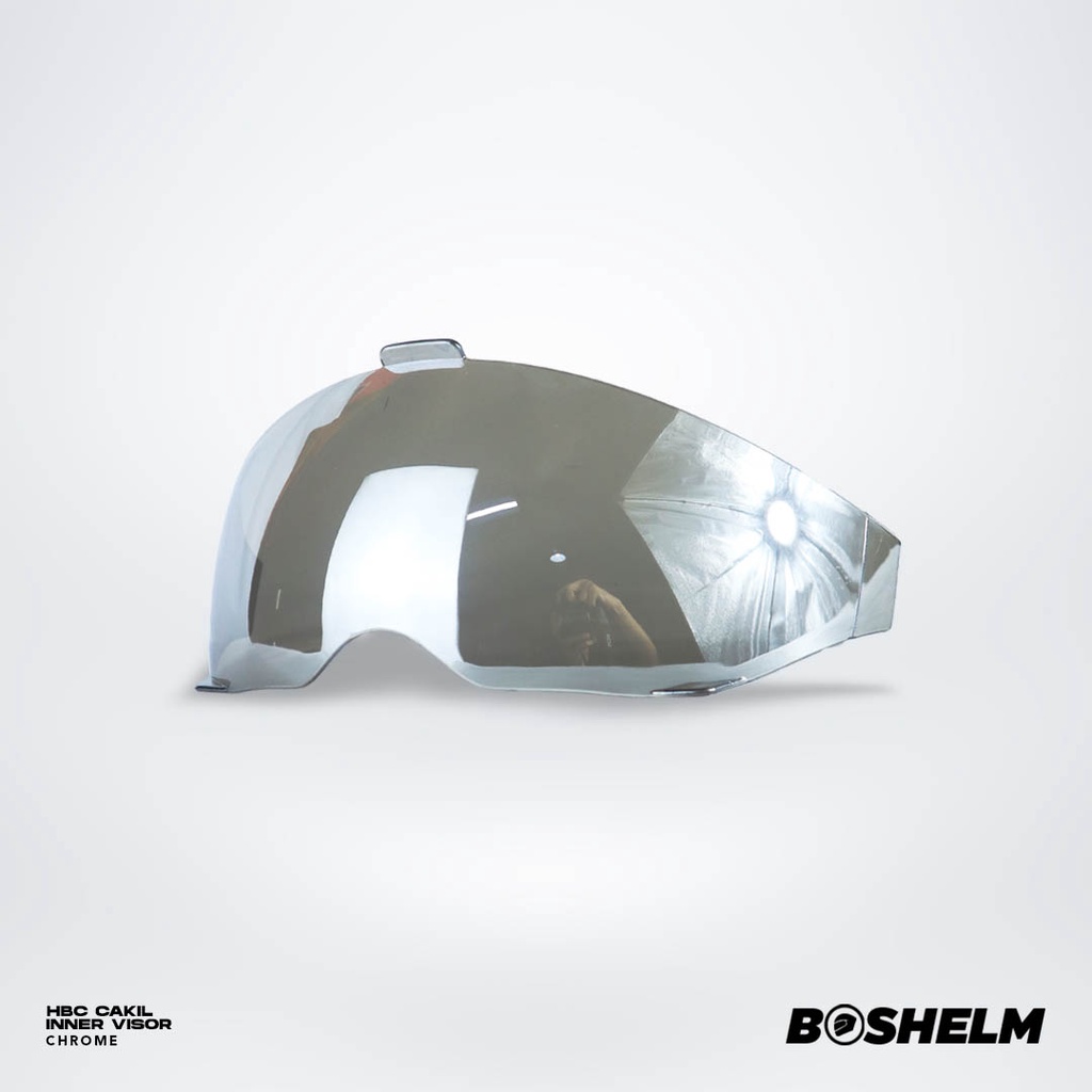 BOSHELM Kaca Dalam Chrome / Inner Visor Cakil HBC