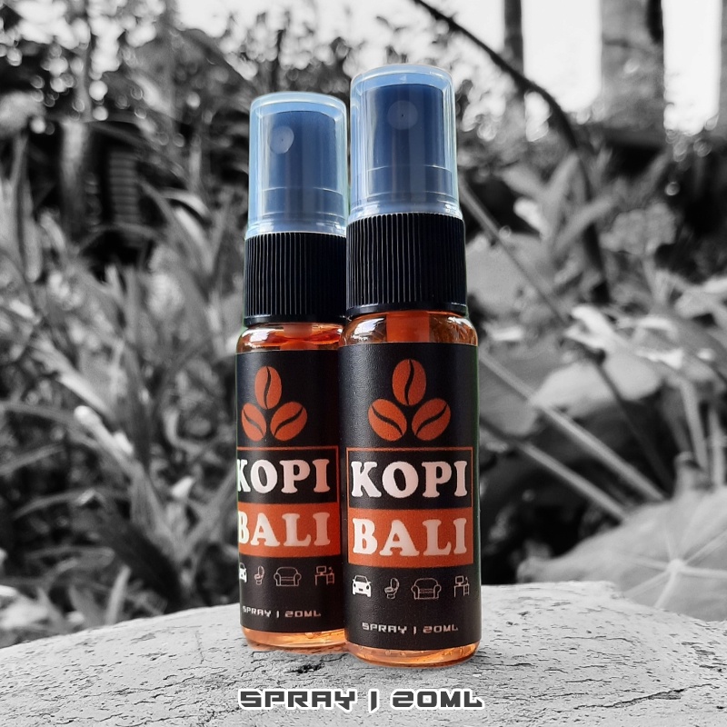 Z183 | Parfum Kopi Bali Spray Botol Semprot Pengharum Pewangi Mobil Helm Jaket Kipas AC Lemari Ruangan