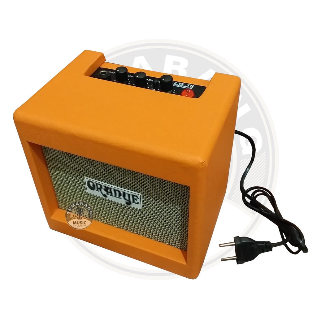 Ampli Gitar Bass Keyboard Speaker 5&quot; inch Amplifier Gitar Clean dan Distorsi Effect Amply Gitar