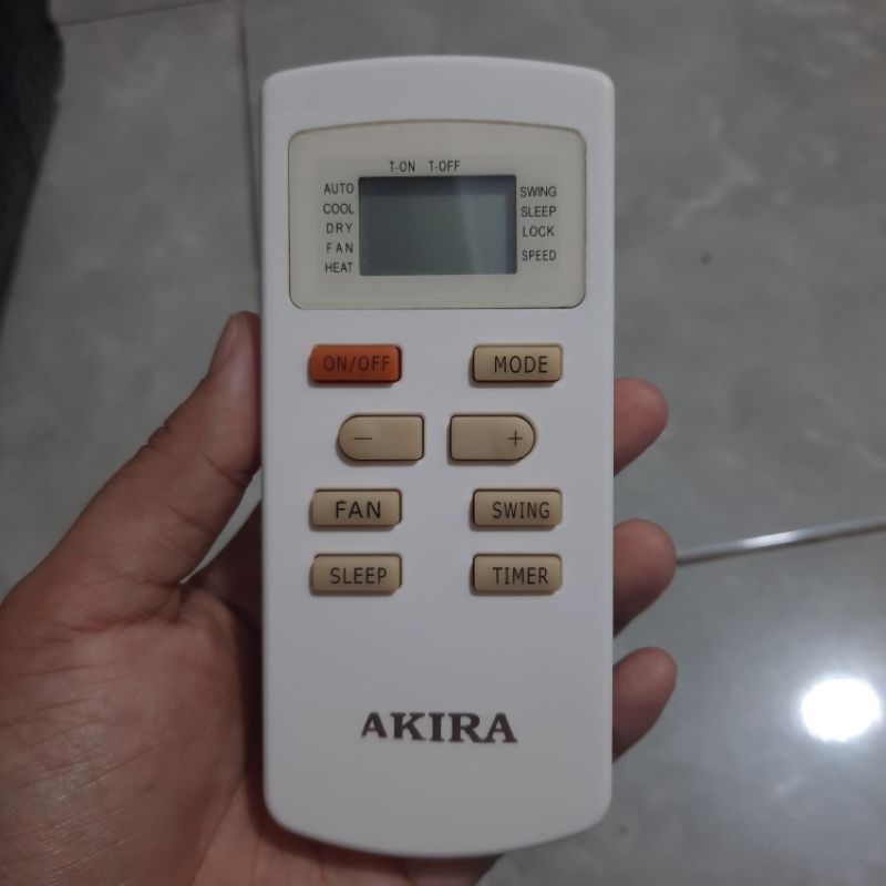 REMOTE REMOT AC AKIRA YX1F ORIGINAL ASLI