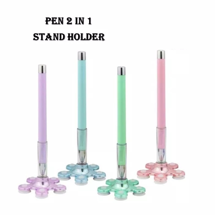 NEW!! PULPEN HOLDER STAND 2 IN 1 - holder gurita pen / phone holder MULTIFUNGSI