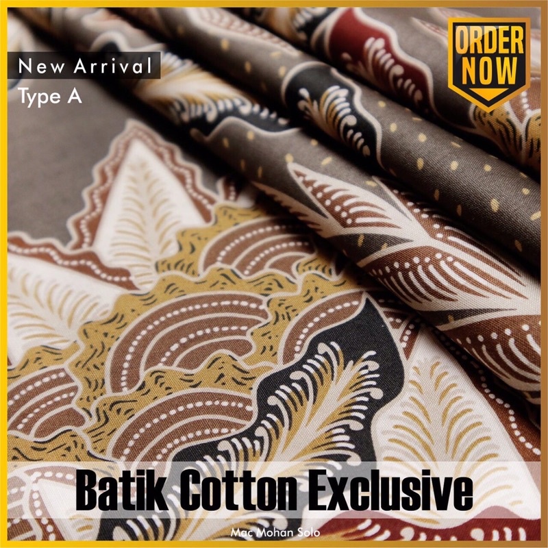 [NEW CATALOG] BATIK COTTON EXCLUSIVE 60 ‘ s KAIN BATIK KATUN A GRADE KULIATAS TERBAIK DESIGN MOTIF TERBARU UNTUK SATIMBITAN KEMEJA ROK GAMIS PER 0.5M BY MACMOHAN