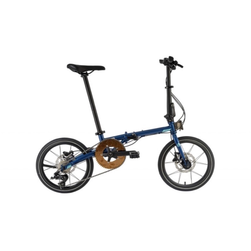 SEPEDA LIPAT ELEMENT TROY 10 SPEED NEW 2022 16 INCH BLUE CHROMOLY, HYDRAULIC, 10 SPEED