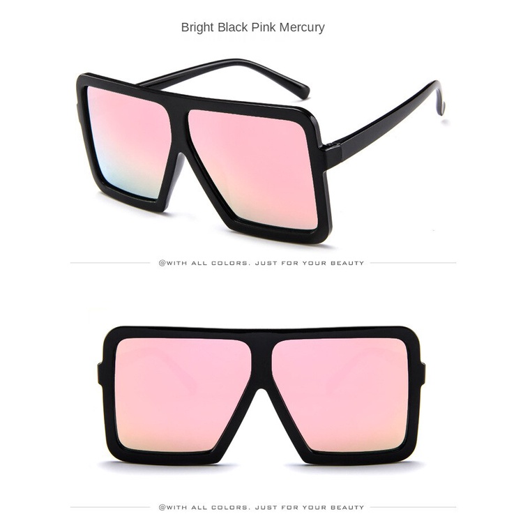 Kacamata Bingkai Besar Warna Hitam Gaya retro Eropa Amerika Untuk Pria Dan Wanita