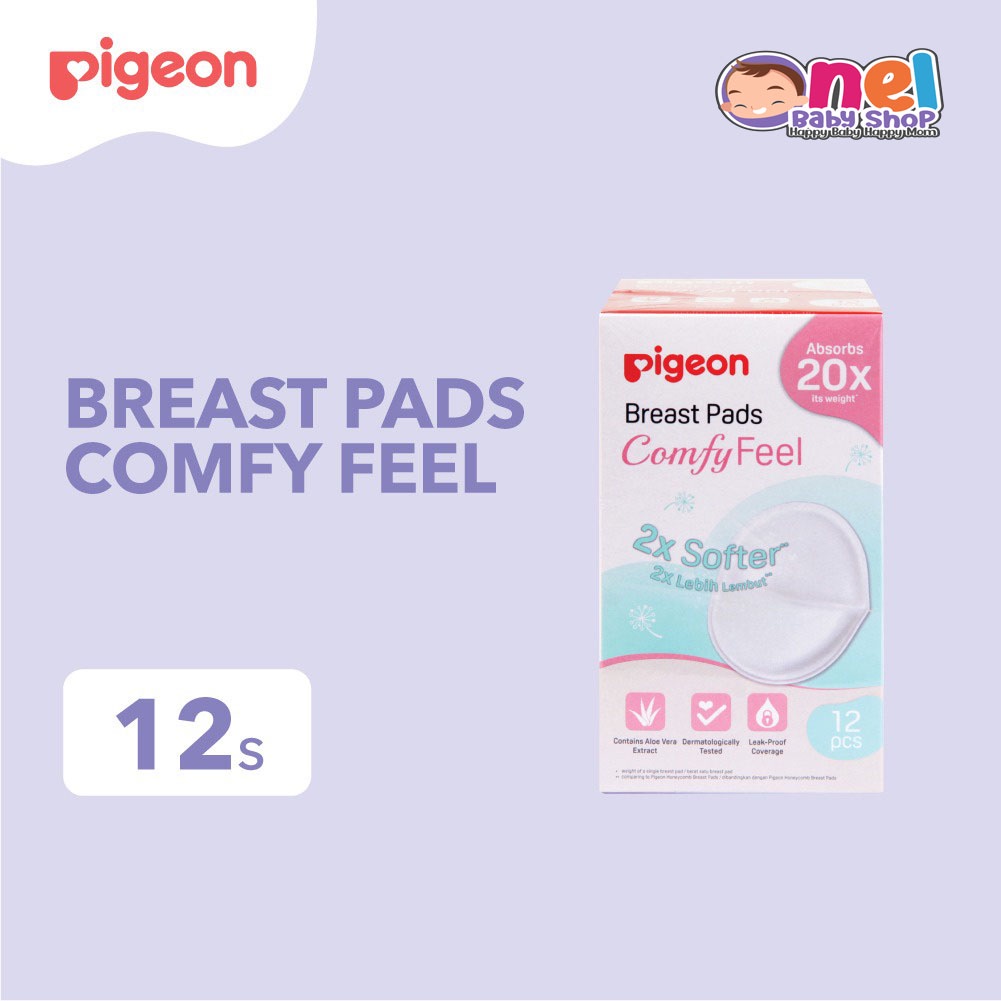 PIGEON BREAST PADS COMFYFEEL 12 pcs