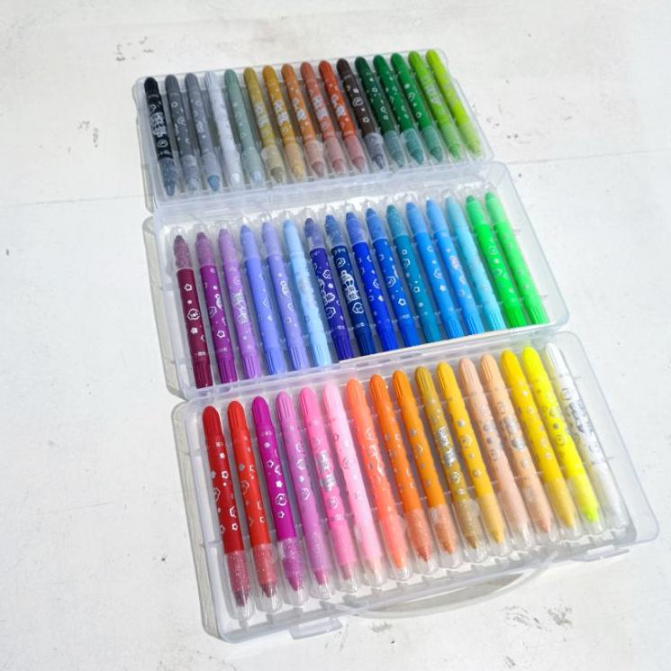 

Fast Shipment GRASP Silky Gel Crayon Washable / Crayon Warna / Krayon Anak / Coloring Pen