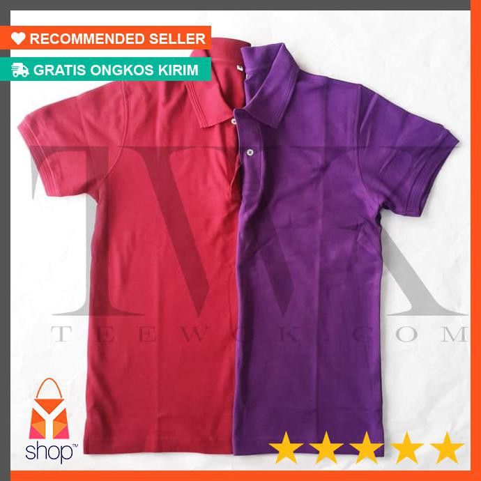 TERPOPULER  HQ Polo Shirt Cotton Soft Murah
