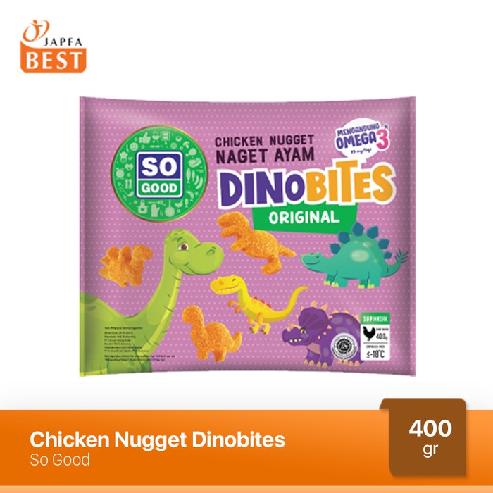 

Nugget Ayam Dinobites So Good 400 gr - BARU