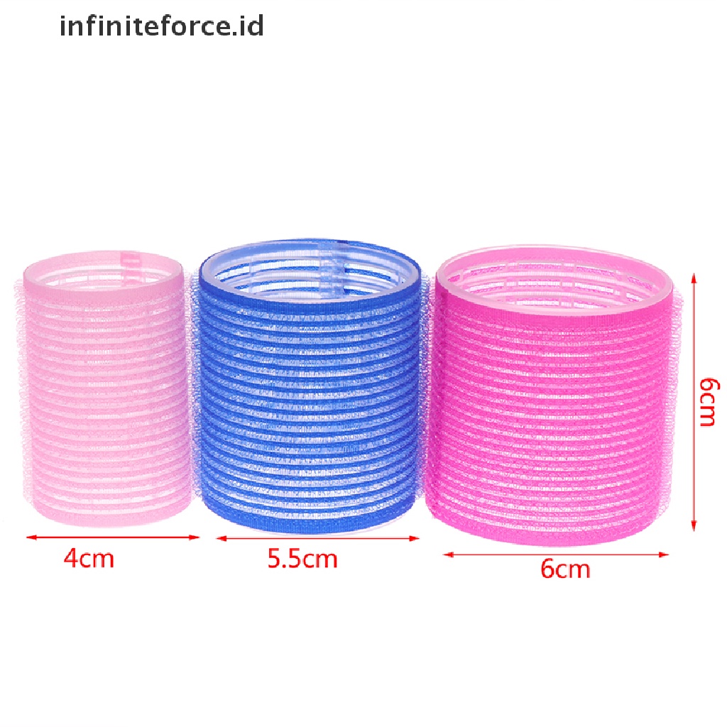 (Infiniteforce.Id) 6pcs Alat Pengeriting Rambut Diy