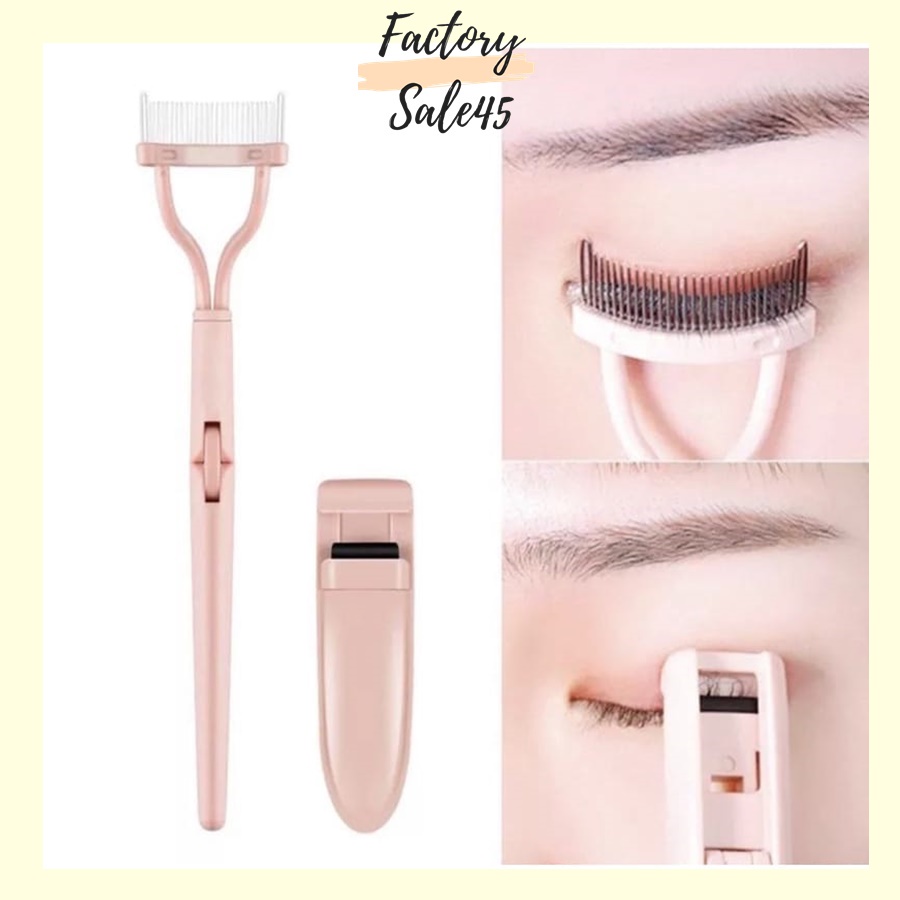 (1 Set) Eyelash Comb - Sisir Bulumata Mascara Applikator  Lash Eyelash Brush Mascara Curl Makeup Tool F419