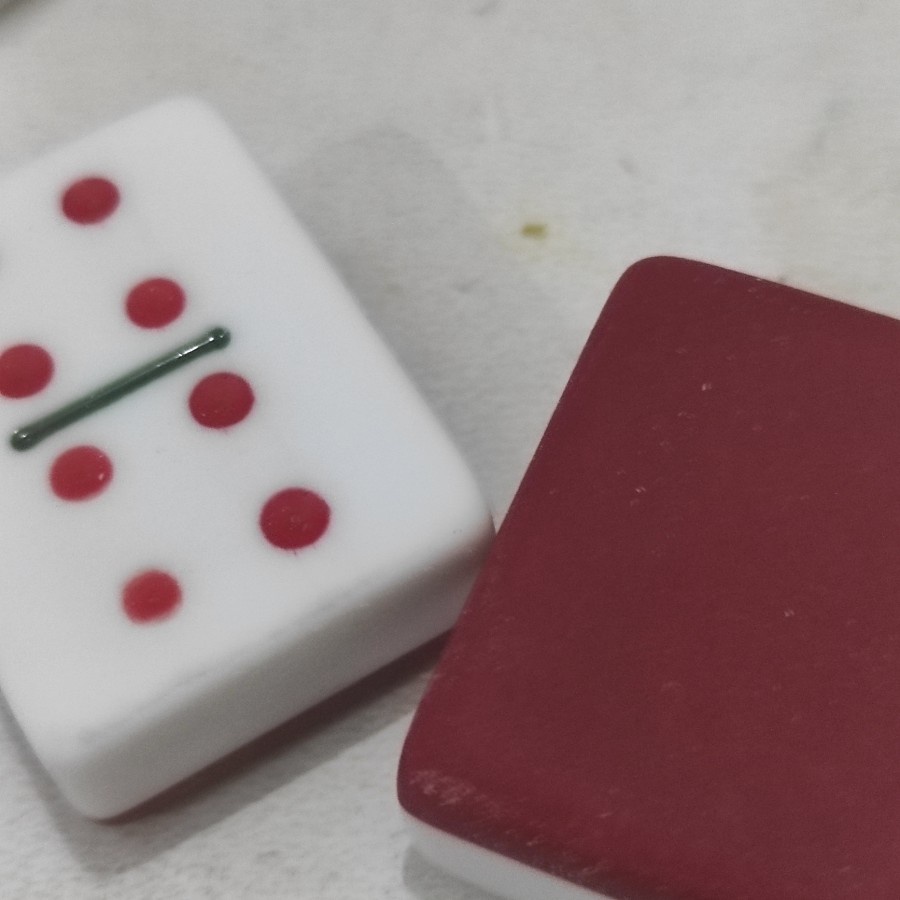 set alat game permainan kartu batu balok domino gaple mahjong dramashop