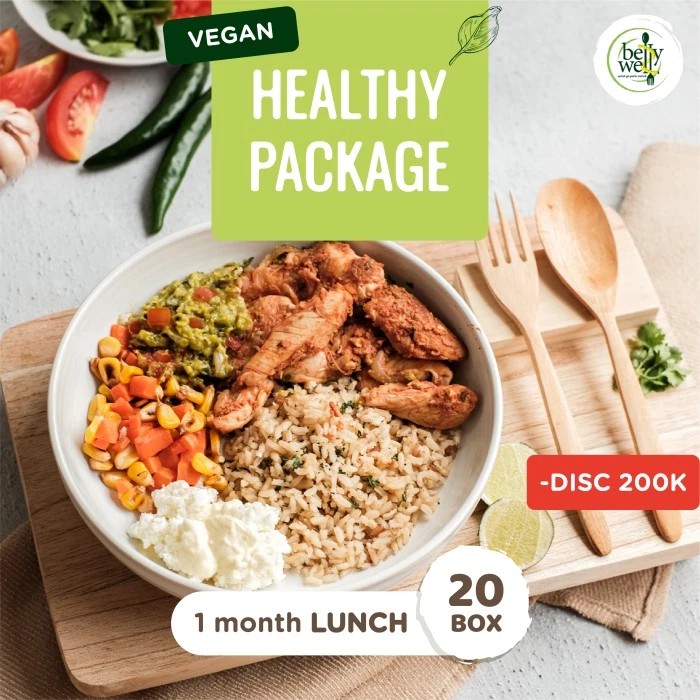 

Bellywell Vegan Healthy Monthly Lunch