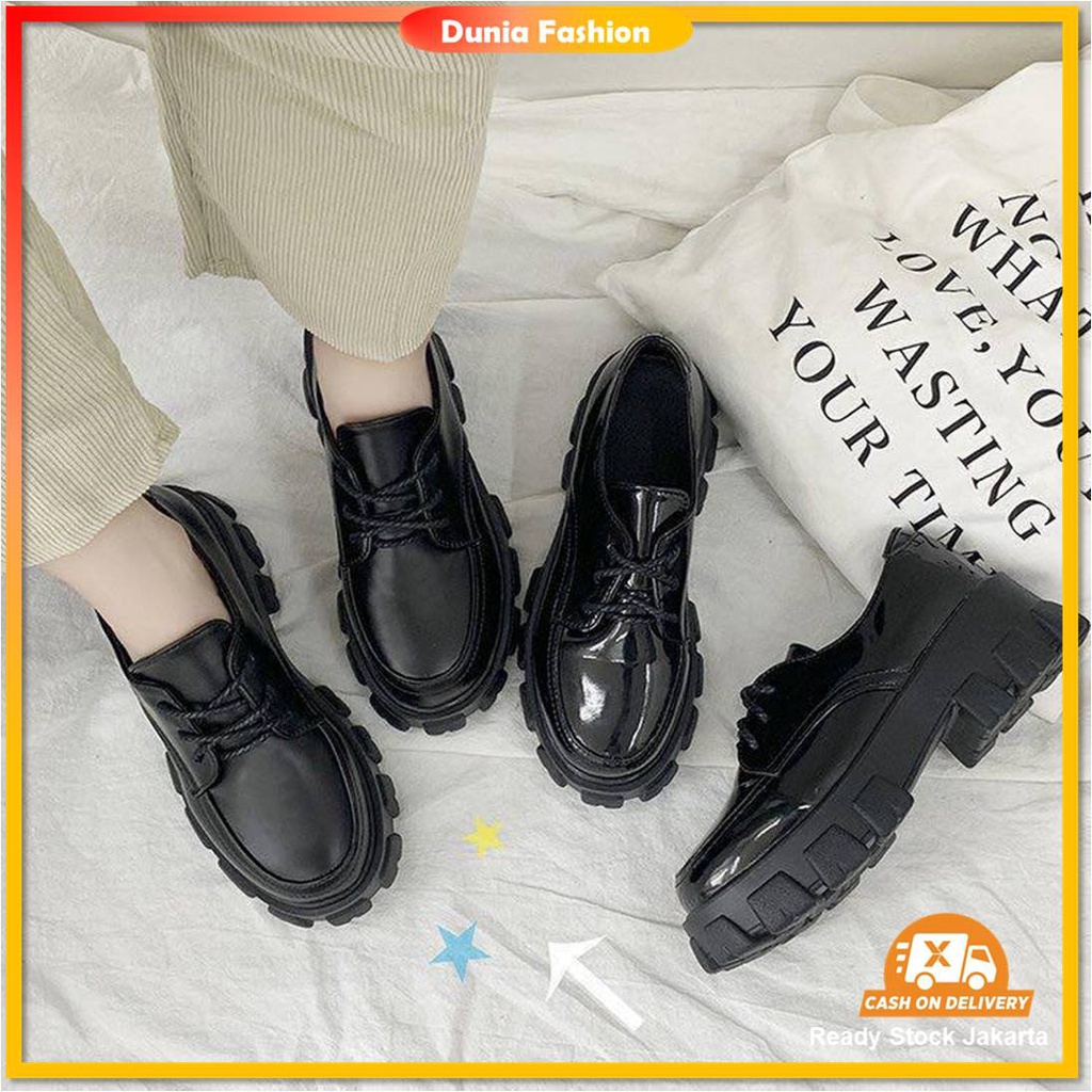 [DUNIA FASHION] Sepatu Wanita Docmart Sneakers Boots Import Premium Quality DF 534