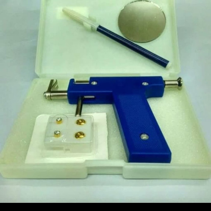 ALat Tembak Alat Tindik Pelubang Telinga dan Hidung ( Free Anting )
