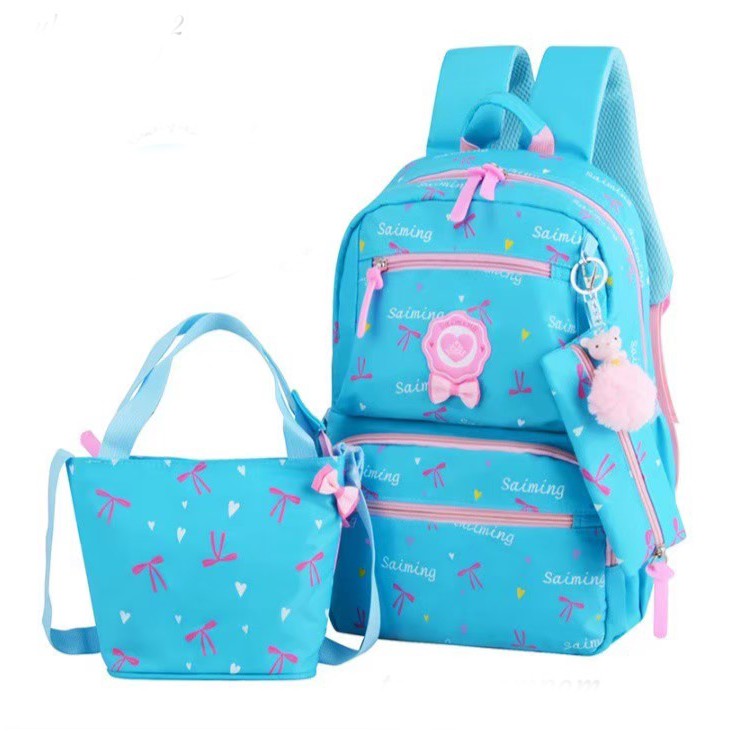 Ransel Pita Tas Sekolah Anak Murah Ransel Pita 3in1 Tas Sekolah Anak Wanita 3in1 Ransel Pita