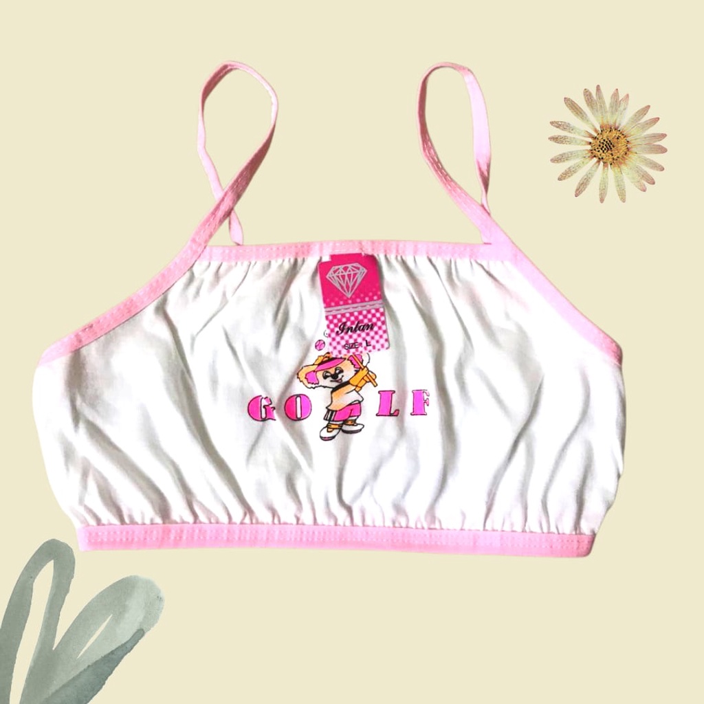 Miniset Tali Kecil Baju Dalaman Anak Perempuan 5-9 tahun