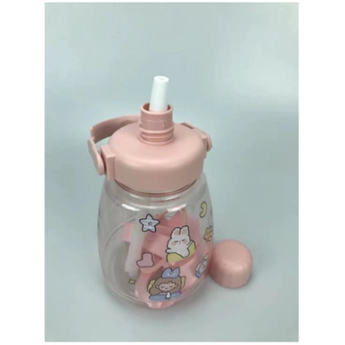 Botol Minum Anak Big Belly Water Children Cup Bottle + Sticker 1100ml H486