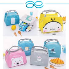 Cooler Bag Karakter Lunch Bag cooler bag Kantong Asi makan bayi tas bekal