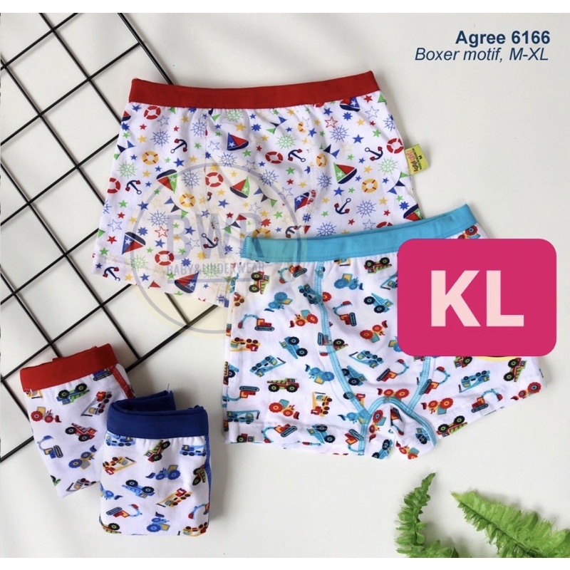 Agree | Boxer anak cowok Agree Art 6168 dan 6166