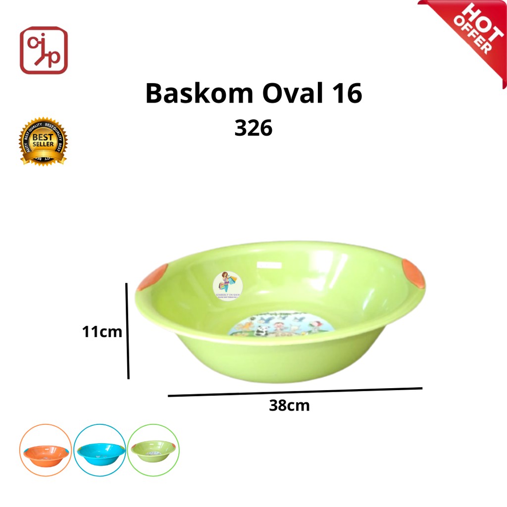 CJP - Baskom Plastik Oval 16 326