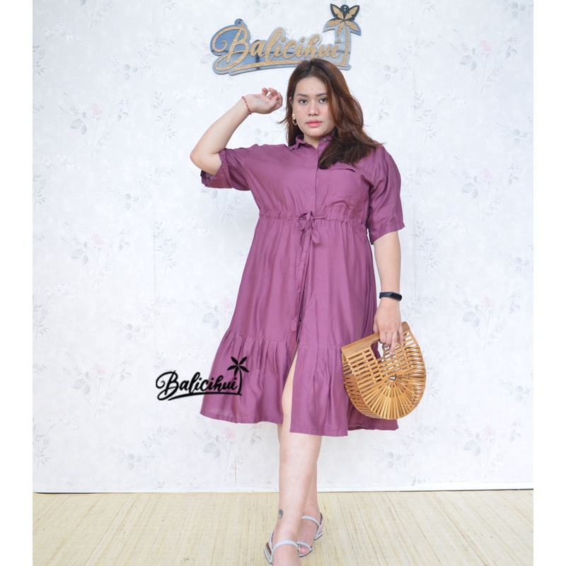 Balicihui Dress Amanda Dress Jumbo Plus Size Dress Jumbo Wanita Dress 4XL Dress Busui Dress Bali